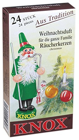 Knox Christmas Scent German Incense Cones Made in Germany for Christmas Smokers