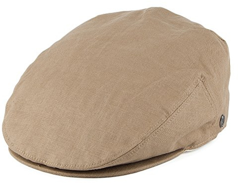 Jaxon & James Linen Flat Cap - Camel S