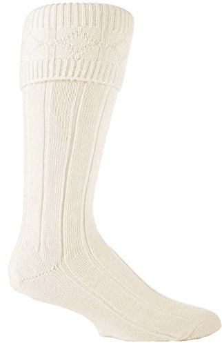 Calcetines para hombre en color crema (tallas 39 a 46)