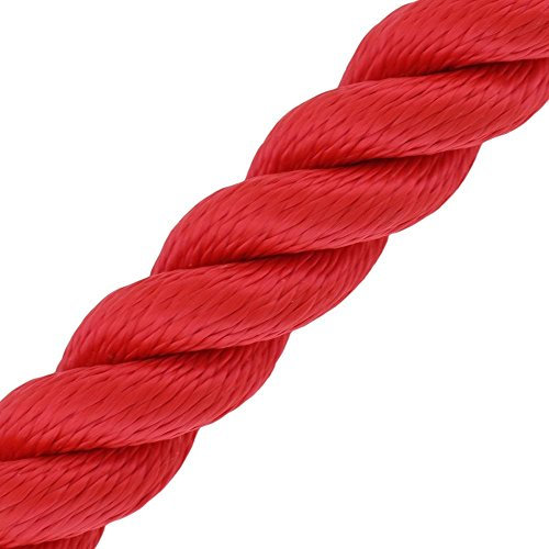 Corda in polipropilene PP multifil sartiame 28 mm al metro rosso 3 – litzig gedreht Guinzaglio schnur Fest macher Rope Tau corda in polipropilene corrimano in corda