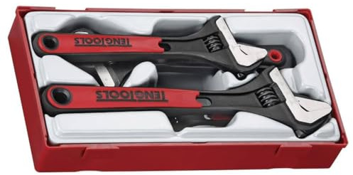 Teng Tools TTADJ04 Adjustable Wrench Set (4-Piece)