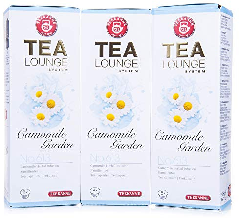 Teekanne Tealounge Kapseln - Camomile Garden No. 613 Käutertee (3x8 Kapseln)