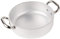 Pentole Agnelli ALMR110624 Casseruola Cilindrica, Bassa con 2 Manici in Acciaio Inossidabile, Argento, 24 cm, 1 Pezzo