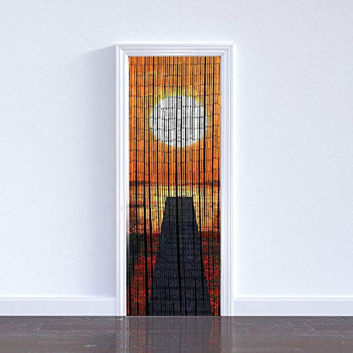 WENKO Bambusvorhang Sonnenuntergang