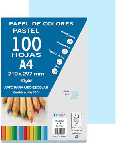 DOHE 30193 100 Blatt A4, 80 g - Hellblau
