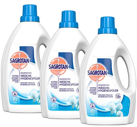 Sagrotan Wäsche-Hygienespüler, 3er Pack (3 x 1,5 l)