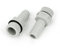 sourcing map 2pcs raccord plastique 3/8 BSP mâle raccord Filetage x 10mm pour tuyau eau combustible