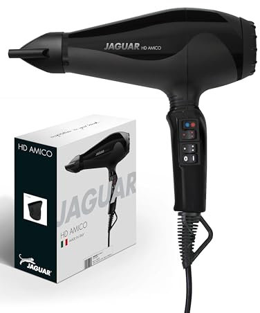 JAGUAR Föhn HD AMICO | Leistungsstarker Profi Haartrockner mit Sofort-Kalttaste und individuellen Heiz- & Gebläseeinstellungen für einzigartige Styles