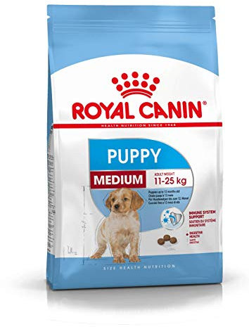 Royal Canin Medium Puppy, Hundefutter, 1er Pack (1 x 10 kg Packung) Verpackung variieren