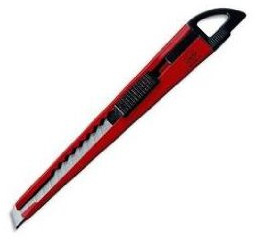 Lot de 10 Cutter métal 15cm, utilise des lames 9mm