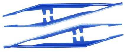 Pinzette pinzette sterili monouso sterile pinzette una volta pinzette Blu 100 pezzi originali tiga-med qualità