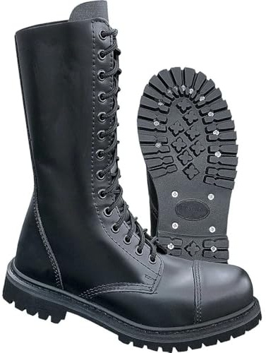 Brandit Phantom 14 Eyelet Boots, Farbe: black, Größe: 6