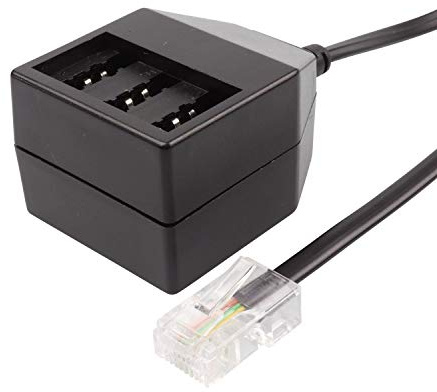S/CONN maximum connectivity Western-Stecker 8/4 / TAE Buchse NFN 0,2m