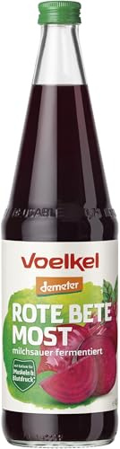 Voelkel Rote Beete Most 0,7 l - Milchsauer vergoren, 100% Naturkostsaft, 1 Flasche, 700 ml