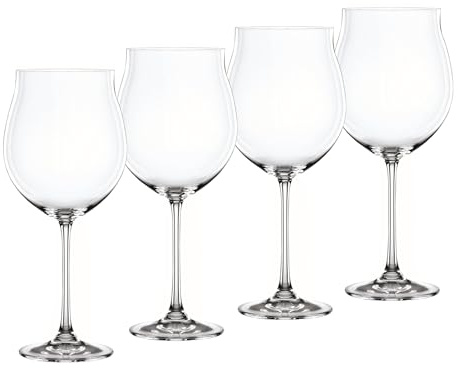 Nachtmann Vivendi 0085693-0 - Set di 4 Bicchieri da Vino, in Cristallo, 897 ml