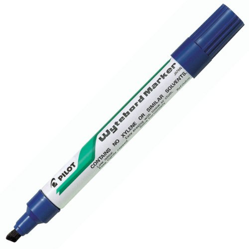 Pilot Whiteboard Marker Meißel 3.0–6.0 mm Spitze, Blau, 12 Stück