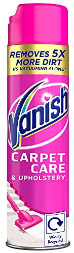 Vanish Oxi Action Upholstery & Carpet Cleaner, Stain Remover Foam for Large Area Cleaning, 600ml | Spring Flowers Fragrance | Cleans and Freshens your Carpet