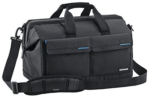 CULLMANN - 98370 - AMSTERDAM Maxima 335 Kameratasche für mittleres bis großes DSLR-Equipment mit großer Taschenöffnung, schwarz - Innenmaße 300x150x190mm - 990g leicht