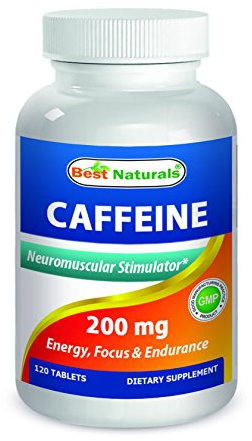 Best Naturals Caffeine Maximum Potency 200mg 120 Tablets