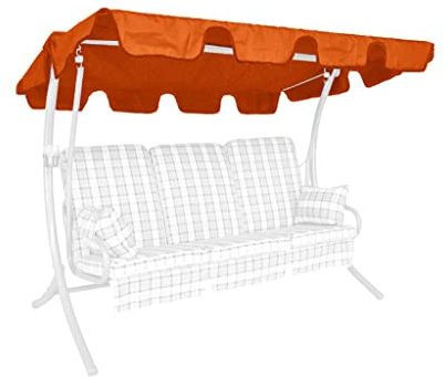 Angerer Freizeitmöbel GmbH Hollywoodschaukel Sonnendach Universalgröße - passend für viele Hollywoodschaukeln - Schaukeldach Made in Germany (Swingtex Terra, Universalgröße)