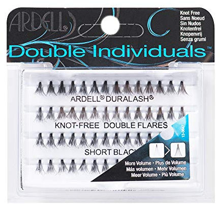 Ardell Double Individuals Short, das Original (Knot Free) black, 1er Pack (1 x 56 Stück)