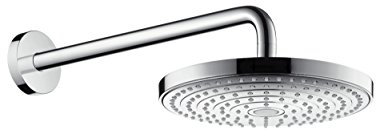 hansgrohe Raindance Select S 240 wassersparender Duschkopf, Kopfbrause für Wandmontage, 2 Strahlarten, Chrom
