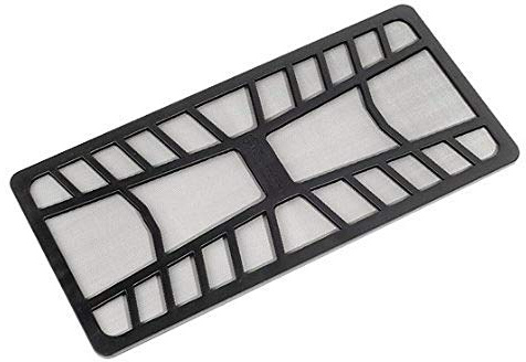 SilverStone SST-FF142B Tek 140mm x 2 Fan Filter with Magnet, Black - 6 Inch, Compatible with Desktop, Server