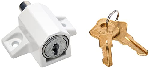 Yale Locks P114WE Patio Door Lock - White Finish (Visi Pack)