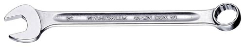 Stahlwille 13-22 13 Ring-Maulschlüssel Open-Box, 22 mm, 40082222 Silbern