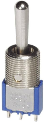 Apem Interruptor de palanca 2 x (on)/Off/(on) 5647MA 250 V/AC 3 A momentáneo/0/momentáneo 1 pc(s)