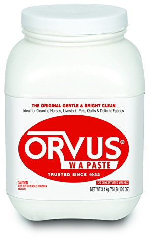 Orvus WA Paste Cleaner - 120oz.- Horse, Livestock and Dog Shampoo - Quilt, Fine Linen Detergent/Cleaner