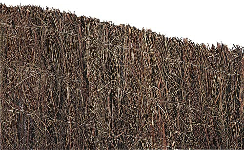 VERDELOOK Arella Brezo in Erica Naturale, Spessa 1.5 cm Circa, 2x5 m, per recinzioni e Decorazioni