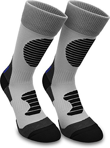normani 3 Paar Multifunktionale Sportsocken mit Schienbein- & Fußrückenpolster - bestens geeignet als Skating- Inliner- Motorrad- & Trekkingsocken