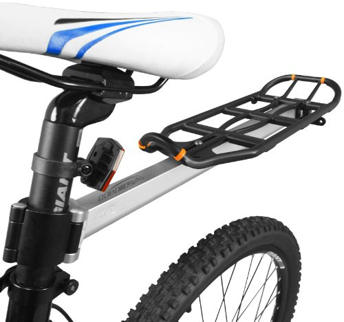 Ibera Bicycle Seatpost-Mounted Commuter Carrier Rack or Rack and Trunk Bag Combo, Regular Size Rack Only, Regular Size Combo, Compact Size Combo