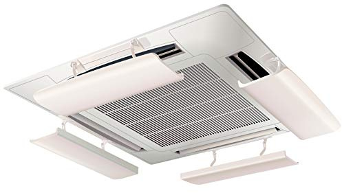 AIR WING Pro, Angle Adjustable Air Conditioner Deflector helps Cooling/Heating Air Circulation, Anti Blast, Wind Baffle and Direction, Anti-Condensation (Ivory, Set of 2)