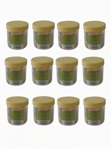 Sunpet 250ml Small Plastic Food Storage Canisters, Red (Pack of 4)