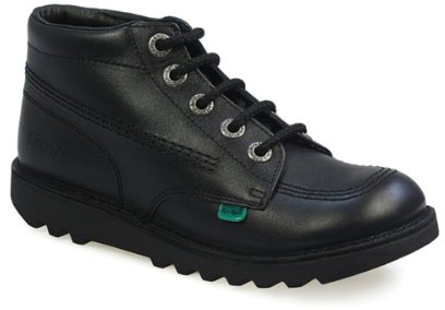 Kickers Men's Kick Hi Classic Ankle Boots | Extra Comfortable | Added Durability | Premium Quality, Black, 47