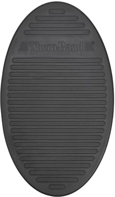 TheraBand Tappetino per allenamento di stabilità, livello avanzato, nero, gonfiabile, per allenamento dell'equilibrio e oscillazione, per rafforzare l'equilibrio e il core, riabilitazione e