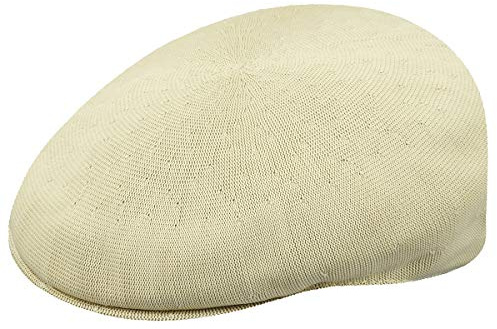 Kangol Tropic Flat Cap 504 by Damer/Herrar - herrkeps gubbkeps sommarkeps med skärm Sommar-Vinter Vår Sommar Höst Vinter - XL (60-61 cm) beige