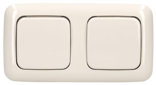 Busch-Jaeger Komplettset Serie Duro 2000 Schalter wie Schalter oder Wechselschalter;