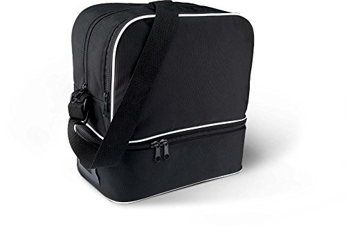 KiMood Boule-Tasche. Für 6 Kugeln, Schwarz,L