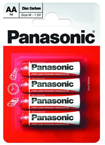 Panasonic AA R6 Zinc Carbon Battery (Pack of 48)