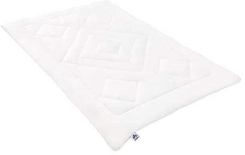 Irisette Noblesse leichte Sommerdecke - Produziert in Deutschland - Steppdecke mit Bezug aus reiner Baumwolle, 135 x 200 cm, Öko-Tex zertifiziert