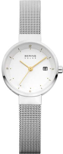 BERING Damen Uhr Solar Movement - Solar Collection mit Edelstahl und Saphirglas 14426-001