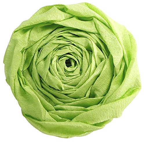 Clairefontaine Maildor Crepe pappersrulle 2,00 x 0,50 m 10 ark - äppelgrön, 2 x 0,5 m