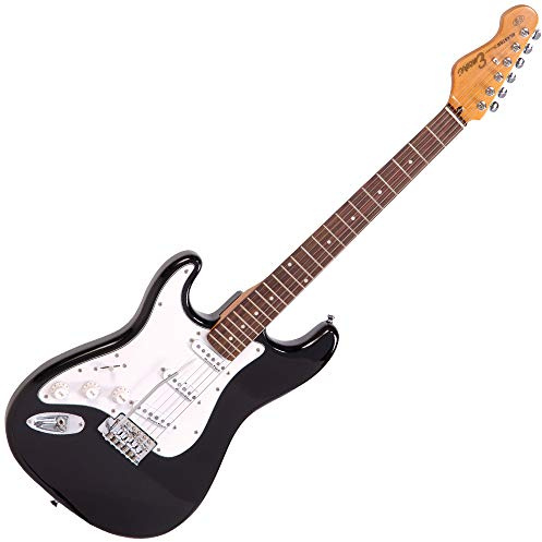 Encore LH-E6BLK E6 Hochglanz Blaster linkshänder E-Gitarre schwarz