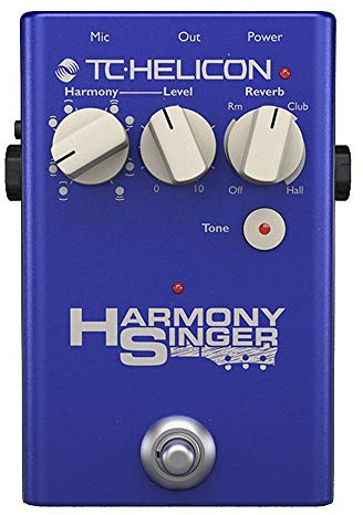 TC Helicon HARMONY SINGER 2 Vocal Effects Pedal Guitar-Controlled Harmony, Studio Reverb & Adaptive Tone for Live Performances