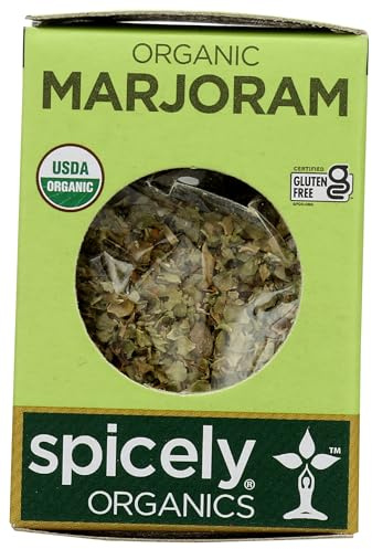 SPICELY Organic Whole Marjoram, 0.1 OZ