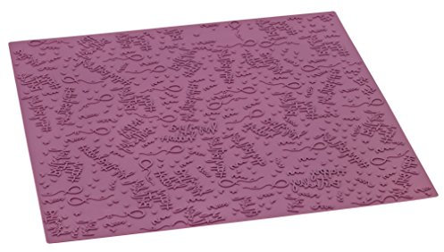 Lurch 86000 FlexiForm Fondant Dekorprägematte Happy Birthday 48 x 48 cm, Beere