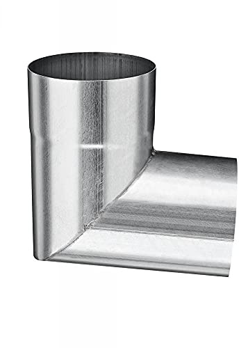 Zink Rohrwinkelbogen gelötet DN 60/87 Grad
